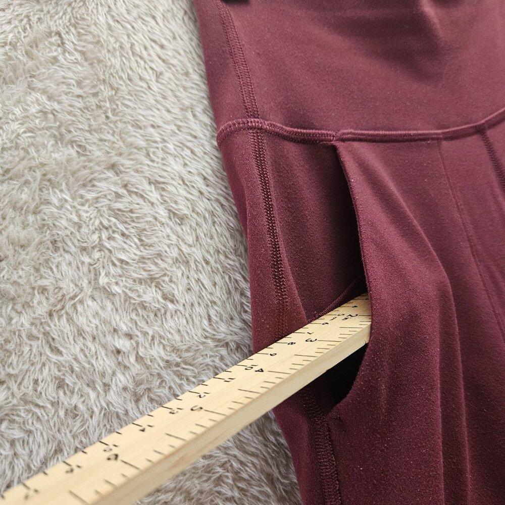 Lululemon Align High-Rise Joggers Leggings Women's Size 0 Burgundy Pants - Picture 6 of 9